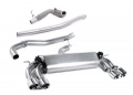 Turboback výfuk Milltek Audi S3 8V 2.0 TFSI Quattro 3-dv. (13-) - verze bez rezonátoru - koncovky leštěné GT