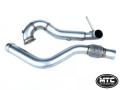 Downpipe s náhradou katalyzátoru MTC Motorsport Mercedes A-Klasse W176 A45 AMG 2.0 Turbo (13-18)