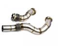 Downpipes s náhradami katalyzátorů FTP Motorsport BMW F87 M2 Competition Coupe 3.0 S55 (18-)