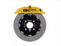 Přední a zadní brzdový kit 355mm EBC pro Ford Focus RS Mk2 2.5 Turbo 305PS (09-11) - žlutá