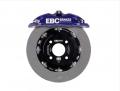 Přední a zadní brzdový kit 355mm EBC pro Ford Focus ST Mk3 2.0 Turbo 250PS (11-) - modrá