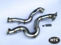 Downpipes s náhradami katalyzátorů MTC Motorsport Audi RS6 C7/C7.5 4G Avant 4.0 TFSI V8 (13-18) - 76mm