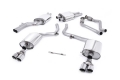 Catback výfuk Milltek Audi S5 B8 Sportback 3.0 TFSI Quattro (10-11) - verze s rezonátorem - koncovky leštěné GT (homologace)