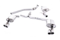 Catback výfuk Milltek Audi A5 Sportback 2.0 TFSI 2WD/Quattro Multitronic/S-tronic (09-12) - koncovky leštěné Quad