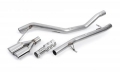 Catback výfuk Milltek VW Transporter T5 SWB 2.5 TDi 130/174PS (03-09) - verze bez rezonátoru - koncovka leštěná