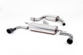 Catback výfuk Milltek VW Golf 6 GTi 2.0 TFSI 210PS (09-13) - verze s rezonátorem - koncovky černé 100mm GT