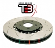 Brzdové kotouče DBA na Nissan 350Z 3.5 V6 (Track model) Brembo dvoupístové brzdiče (03-) - přední DBA54600BLKS